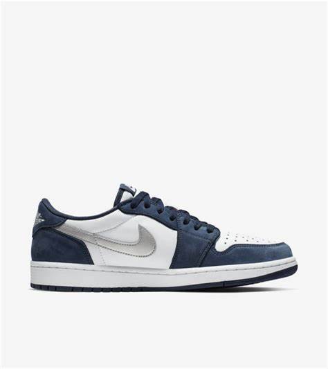 Tênis Nike Air Jordan 1 Low Midnight  Navy