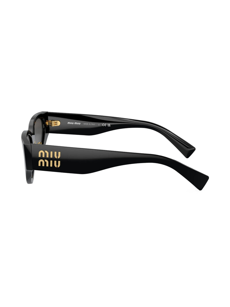 Óculos de sol Miu Miu Eyewear gerométrico com logo