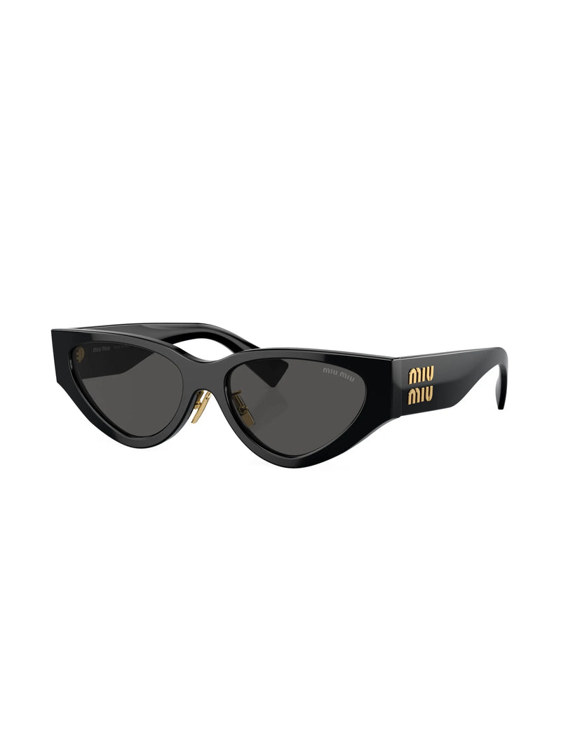 Óculos de sol Miu Miu Eyewear gerométrico com logo