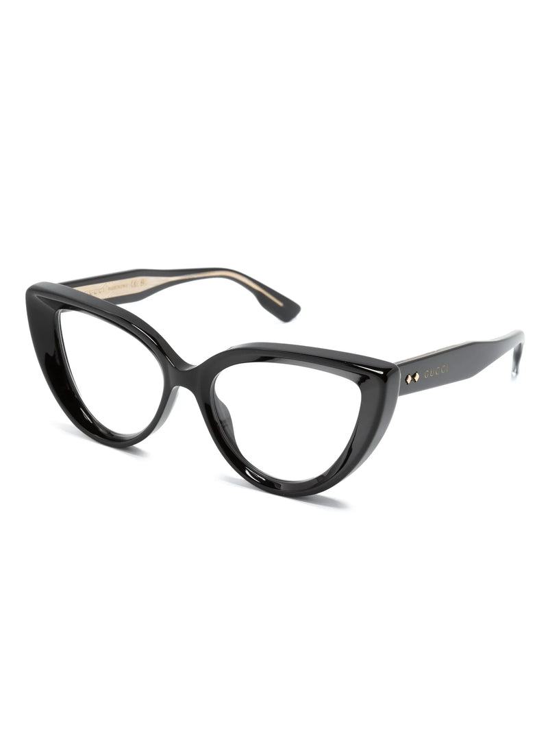 Armação de óculos Gucci Eyewear gatinho com logo