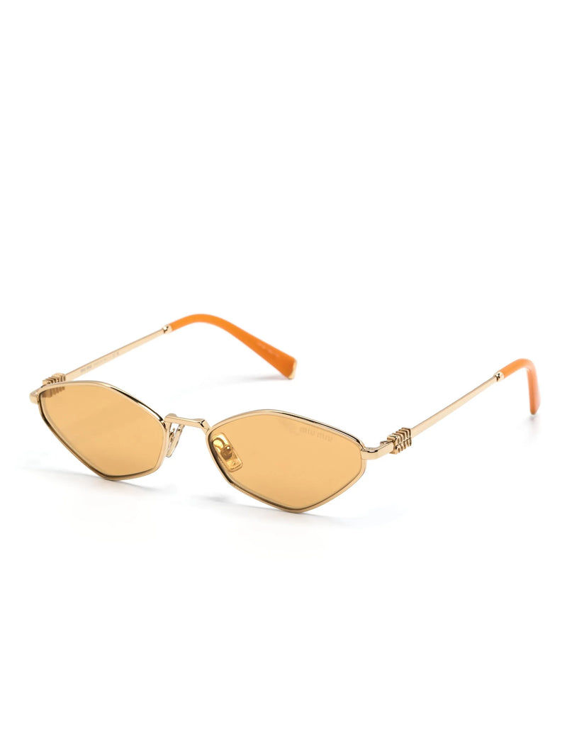 Óculos de sol Miu Miu Eyewear geométrico
