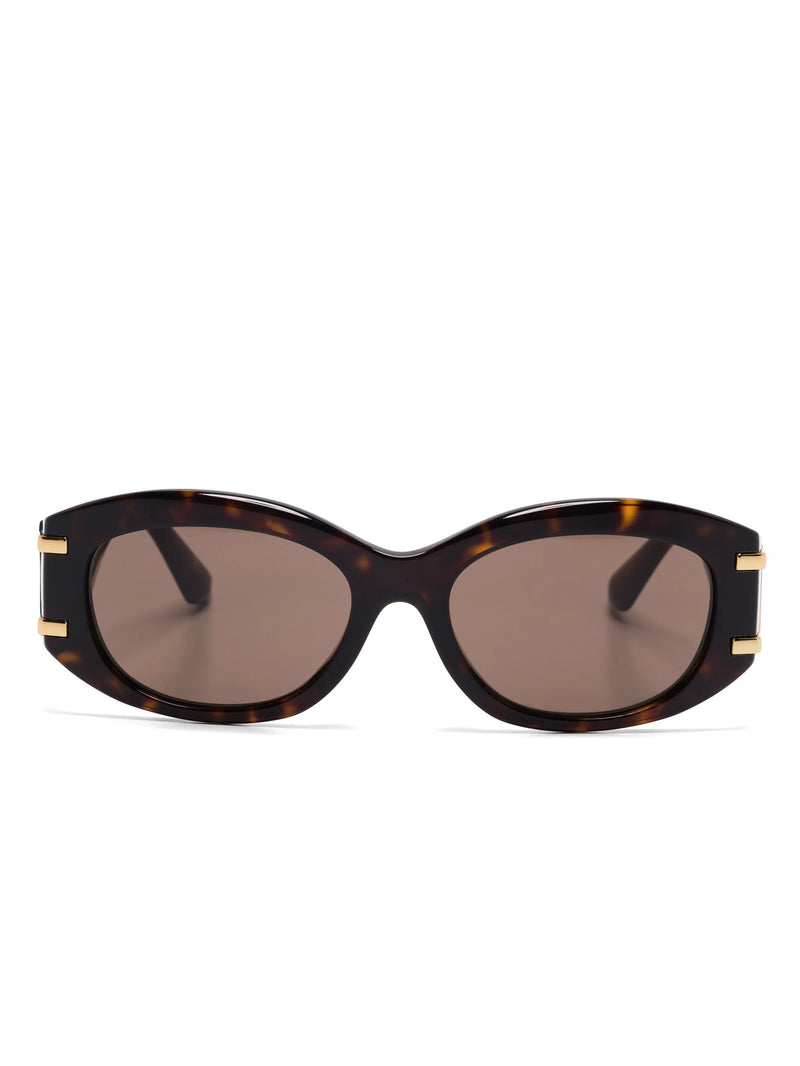 Óculos de sol Dolce & Gabbana Eyewear com placa de logo DG