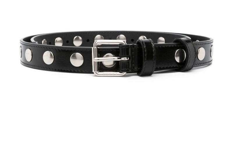 Cinto Gucci com Fivela e Tachas