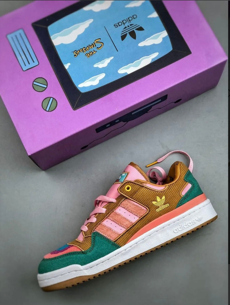Tênis The Simpsons x Adidas Forum Low