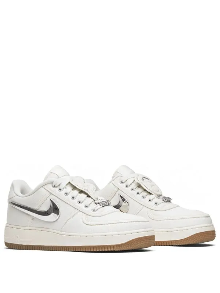 Tênis Air Force Low 1 Travis Scott Sail
