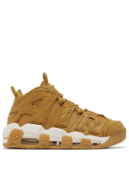 Tênis Nike Air More Uptempo Quilted Wheat Gum Light Brown