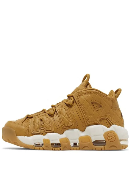 Tênis Nike Air More Uptempo Quilted Wheat Gum Light Brown