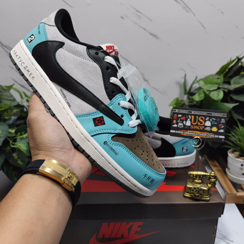 Tênis Air Jordan 1 Low Travis Scott X Jackboys E30