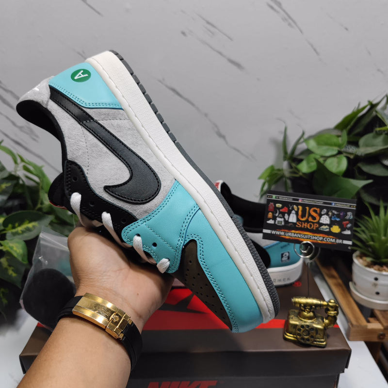 Tênis Air Jordan 1 Low Travis Scott X Jackboys E30
