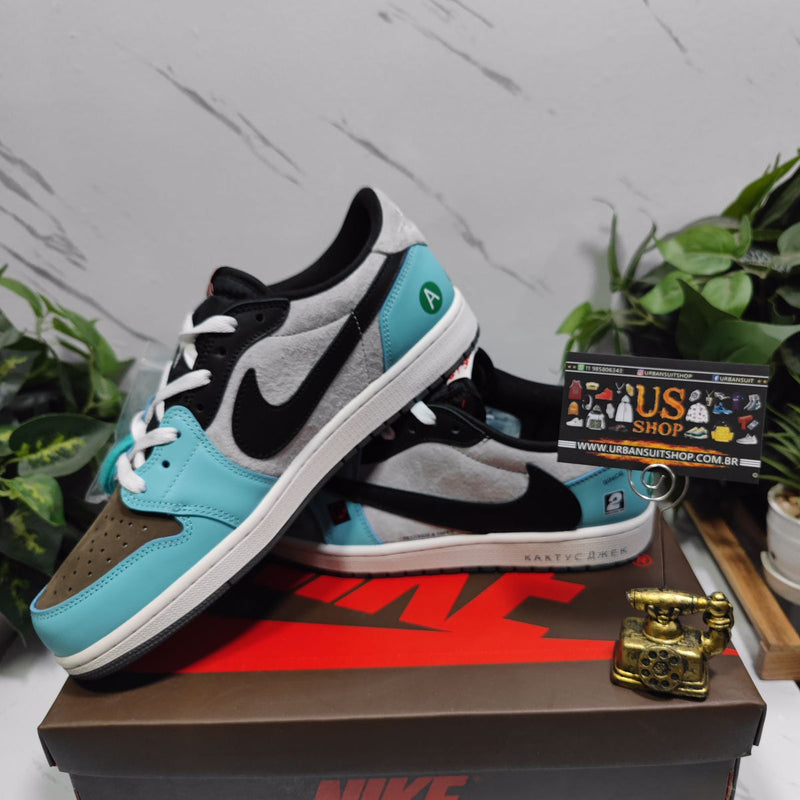 Tênis Air Jordan 1 Low Travis Scott X Jackboys E30