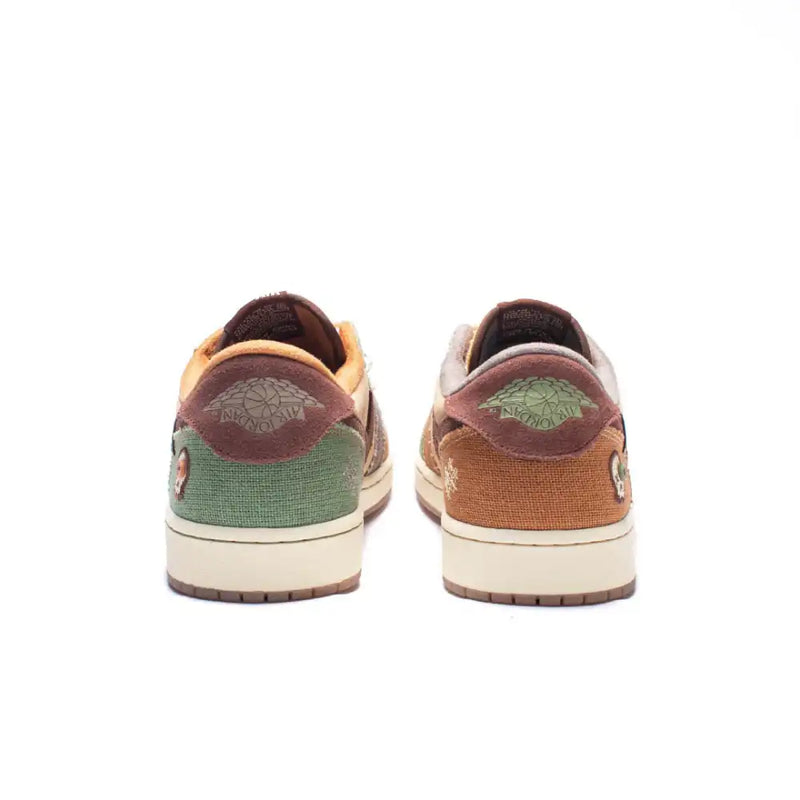 Tênis Air Jordan 1 Low Voodoo Flax and Oil Green