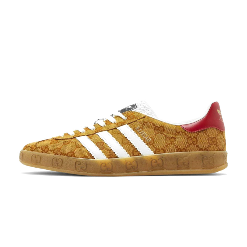 Tênis Adidas Gucci x Gazelle Original GG 'Beige Brown