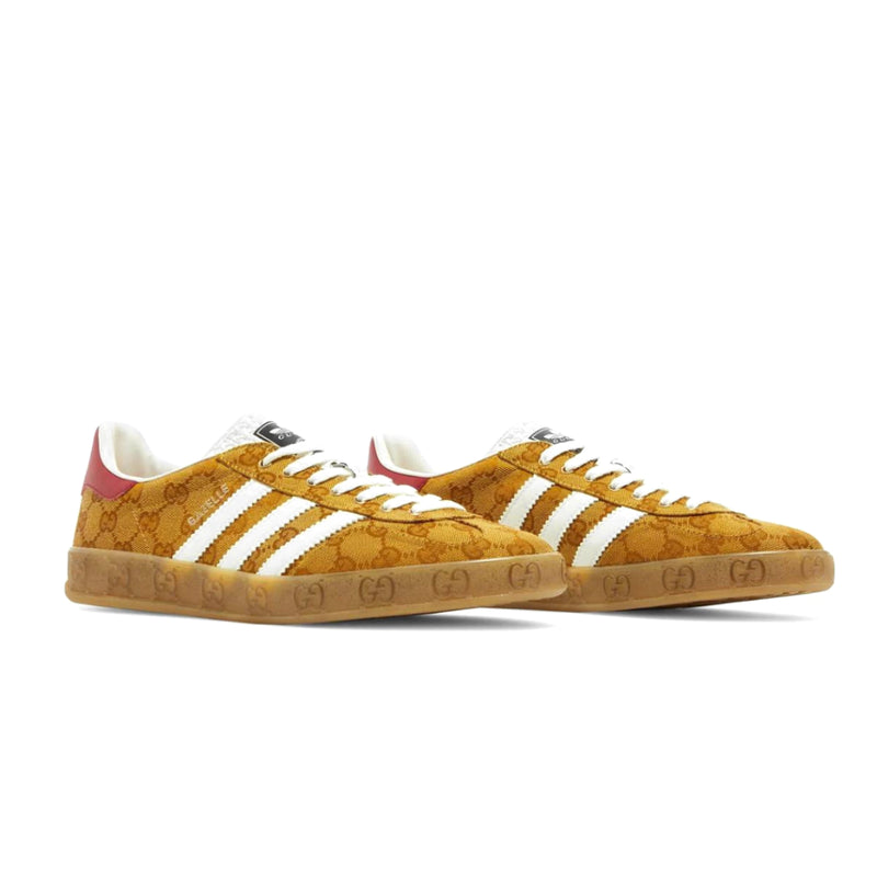 Tênis Adidas Gucci x Gazelle Original GG 'Beige Brown