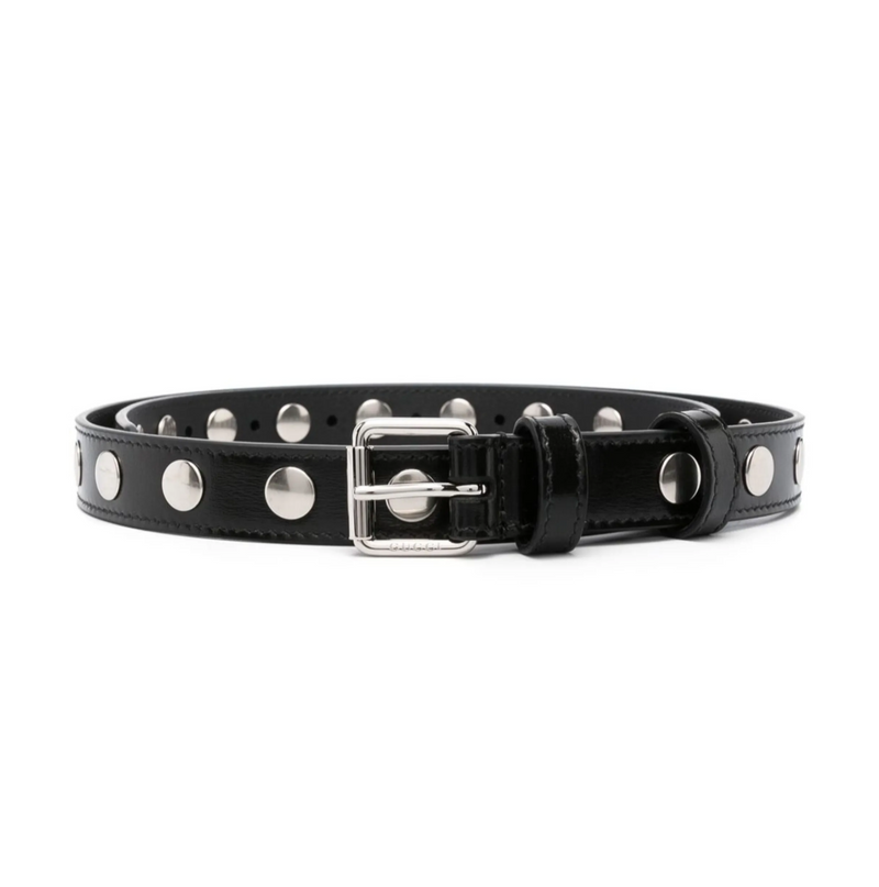 Cinto Gucci com Fivela e Tachas