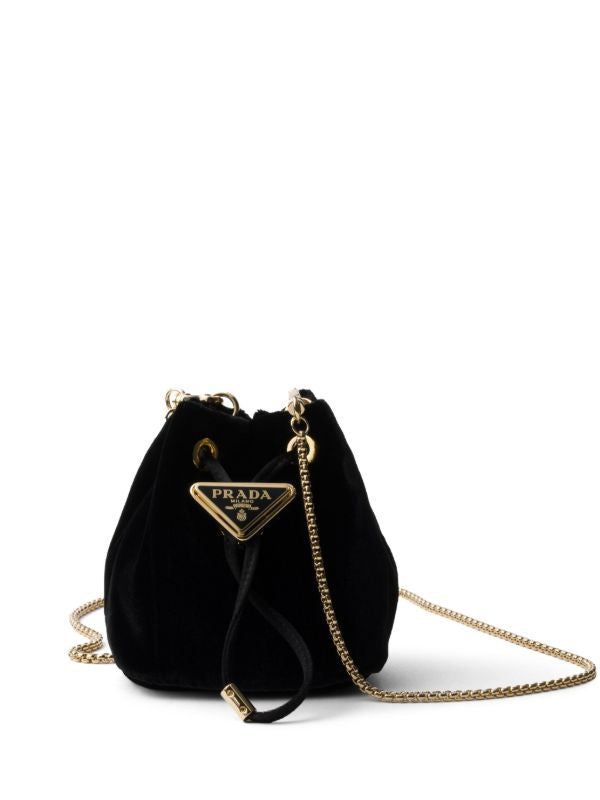 Bolsa Prada mini de veludo
