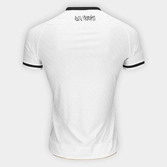 Camisa Vasco II 25/26 s/n Jogador Kappa Feminina - Branco+Preto