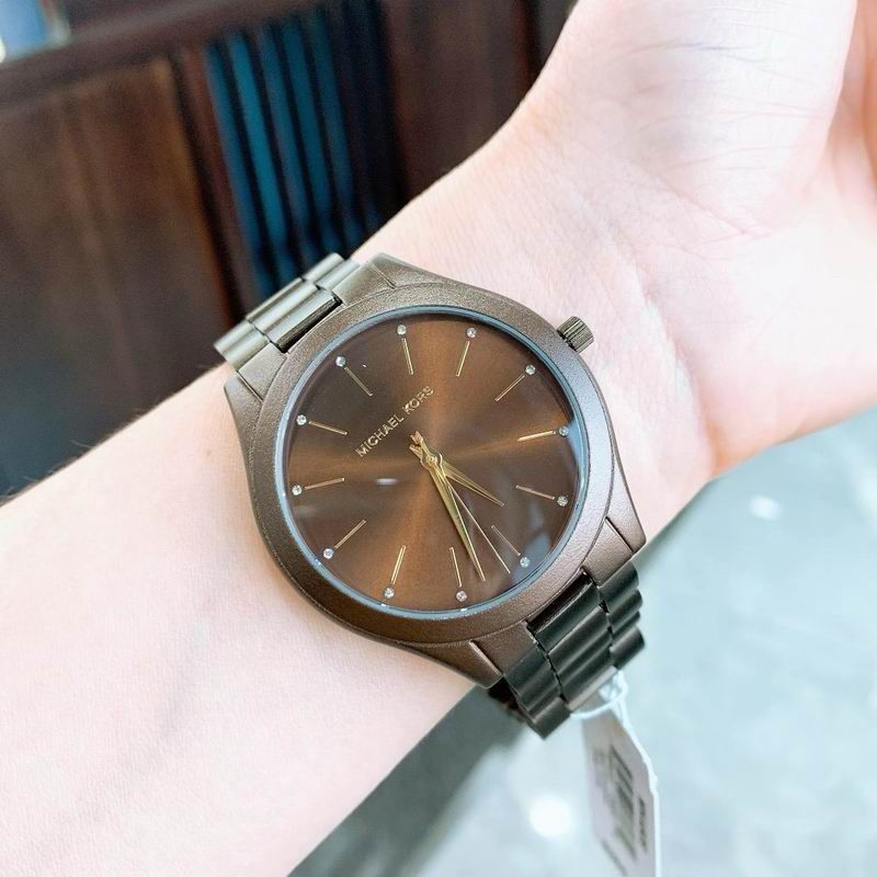 Relógio Michael Kors Slim Runway Brown Unissex MK4508