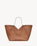 Bolsa Yves Saint Laurent Tote in Leather Black and Brown