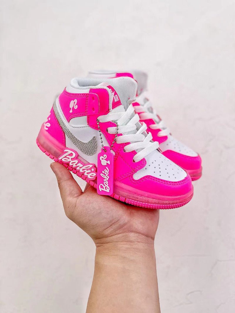 NIke SB Dunk Low Cano Alto Infantil Barbie