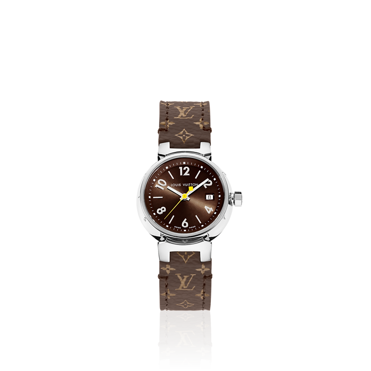 Relógio Louis Vuitton Tambour Brun 28mm Women