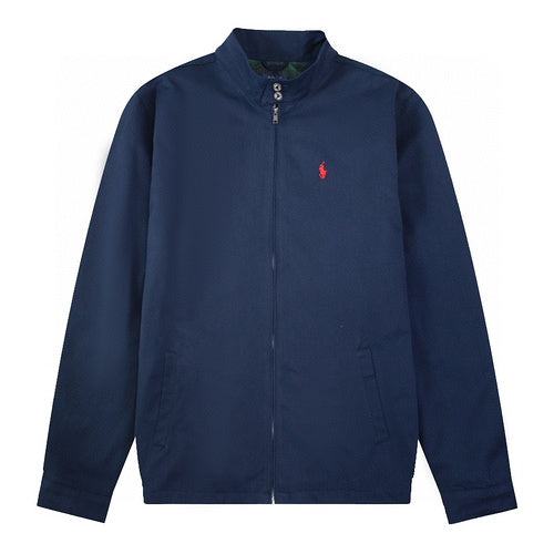 Casaco Ralph Lauren Gola Alta com forro xadrez