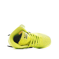 Tênis Nike Dunk High 1 Verde Neon