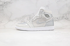 Jordan High Top AJ1 Cinza Metálico Prata